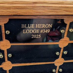 LodgeOfTheYear2025 Order of the Arrow Section E9 Lodge of the Year plaque - Blue Heron Lodge #349, 2025