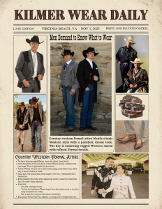 Flyer thumbnail for Men's Country Western Formal Attire description