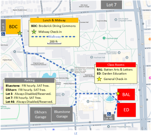 Map for University of Scouting 2025