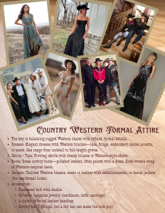 Flyer thumbnail for Women's Country Western Formal Attire description
